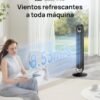 71okTU43HTL._AC_SL1500_.jpg Dreo Cruiser Pro T1 - Ventilador de Torre sin Aspas 106cm, 9 Velocidades, 28dB
