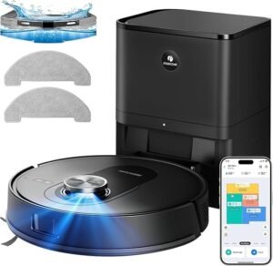 Proscenic Q8 MAX – Robot Aspirador y Friegasuelos 8000Pa
