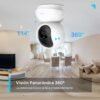 Tapo C210 (Pack de 2) - Camara IP WiFi 360 grados 2K con Vision Nocturna