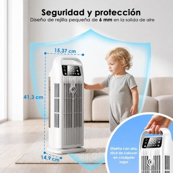Aire Acondicionado Portatil sin Tubo 6 en 1, 1200ml, 36W Bajo Consumo
