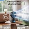 81EXXtgVpHL._AC_SL1500_ DREO TurboCool 516 - Ventilador de Nebulizacion Omnidireccional Ultra-Delgado