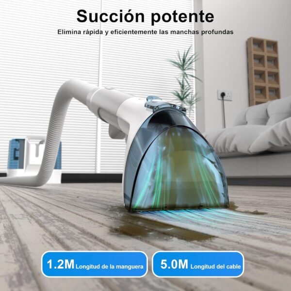 81HLFaFnDL._AC_SL1500_ Rivenara Limpiador de Tapiceria con Agua 450W, Doble Deposito
