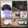 81HU9YdvVL._AC_SL1500_ Eureka E20 EVO Plus Robot Aspirador y Fregasuelos 10000Pa con Autovaciado