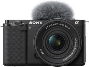 Sony ZV-E10K - Camara Mirrorless de Vlogging con Objetivo 16-50mm