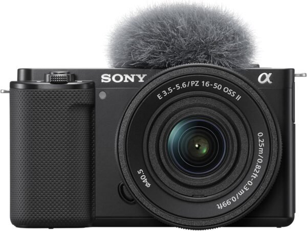 Sony ZV-E10K - Camara Mirrorless de Vlogging con Objetivo 16-50mm