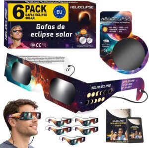 Helioclipse - Gafas para Eclipse Solar Homologadas ISO 12312-2
