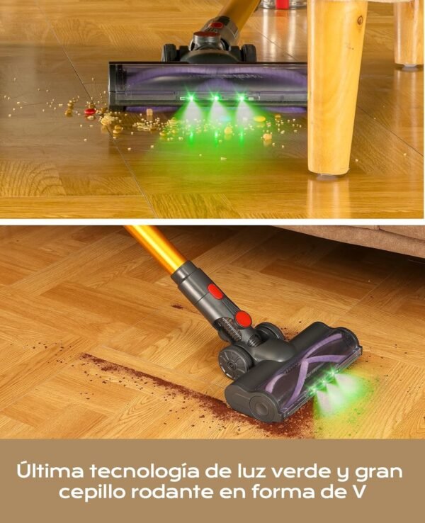 VACTechPro Aspiradora de Mano sin Cable 35kPa, 6 en 1, 35 min