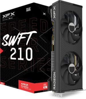 XFX RX 7600XT SWFT210 Gaming 16GB - Tarjeta Grafica GDDR6
