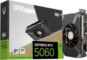 ZOTAC Gaming GeForce RTX 5060 Solo 8GB - Tarjeta Grafica Ultra Compacta