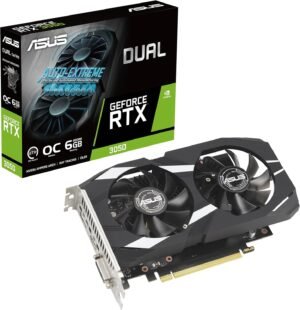 ASUS Dual GeForce RTX 3050 6GB OC Edition - Tarjeta Grafica Gaming