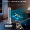 Midea Ventilador de Torre 4 Velocidades, Silencioso 28dB, Aromaterapia