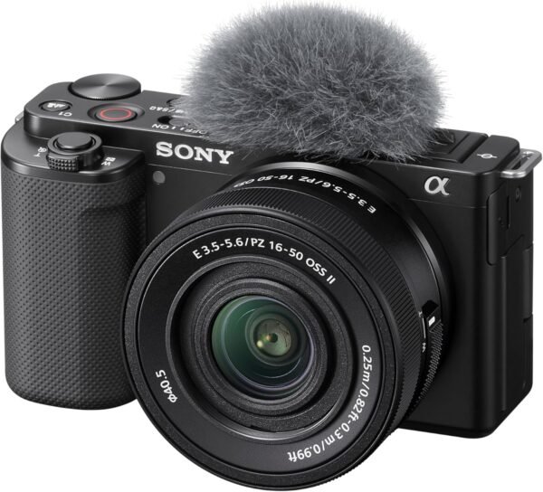 Sony ZV-E10K - Camara Mirrorless de Vlogging con Objetivo 16-50mm