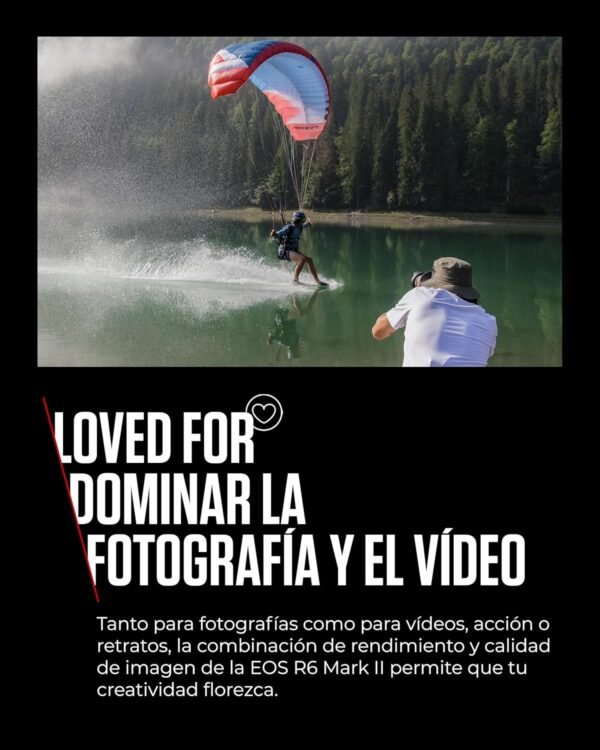 Canon EOS R6 Mark II (Solo Cuerpo) - Camara Mirrorless Full Frame 4K