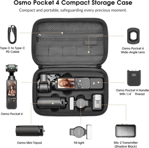 91qJywQhVqL._AC_SL1500_ STARTRC Funda de Transporte para DJI Osmo Pocket 4