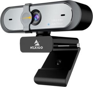 NexiGo N660P Webcam Full HD 1080p 60FPS con Microfono Dual